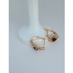 Ada fekete köves antiallergén fülbevaló