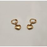 Alamor antiallergén szívecske fülbevaló