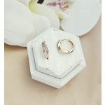 Ballent bőrbarát antiallergén kis karika fülbevaló