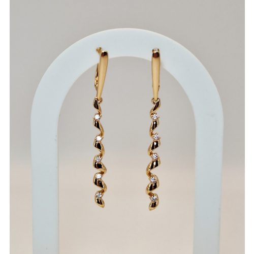 Franceska antiallergén hosszú lógós fülbevaló