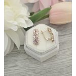 Bland antiallergén rózsaszín elegáns fülbevaló